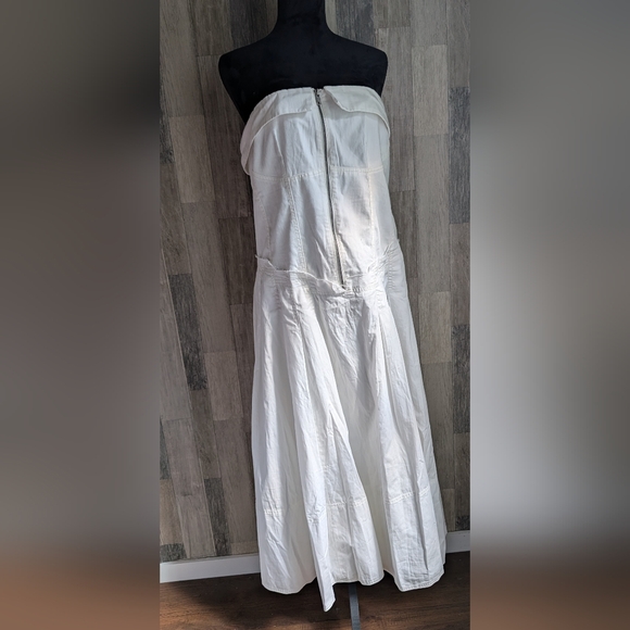 Pilcron Anthropologie Strapless Midi Dress NWT